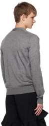 Comme des Garçons Shirt Gray Brett Westfall Edition Cardigan