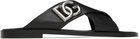 Dolce&Gabbana Black Calfskin Sandals