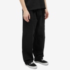 Lo-Fi Men's Easy Trousers in Washed Black