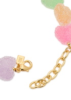 Crystal Haze Jelly Heart 18kt Gold-plated Necklace - Multicoloured - One Size