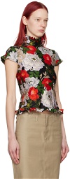 Meryll Rogge Multicolor Floral T-Shirt