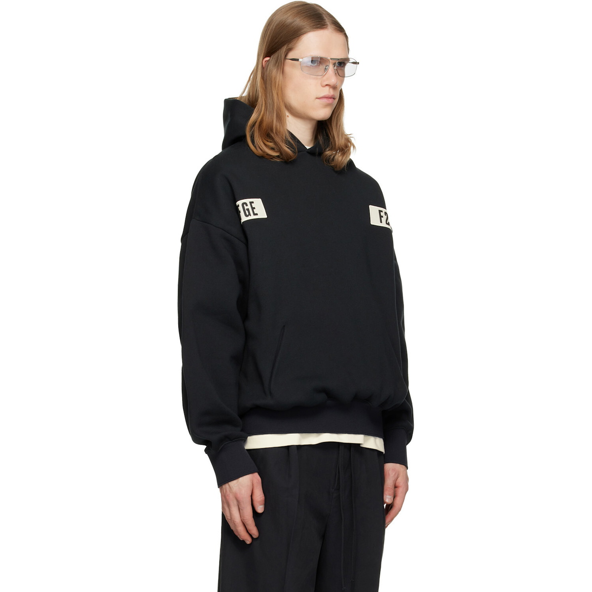 Fear of God ESSENTIALS Black 90s Hoodie