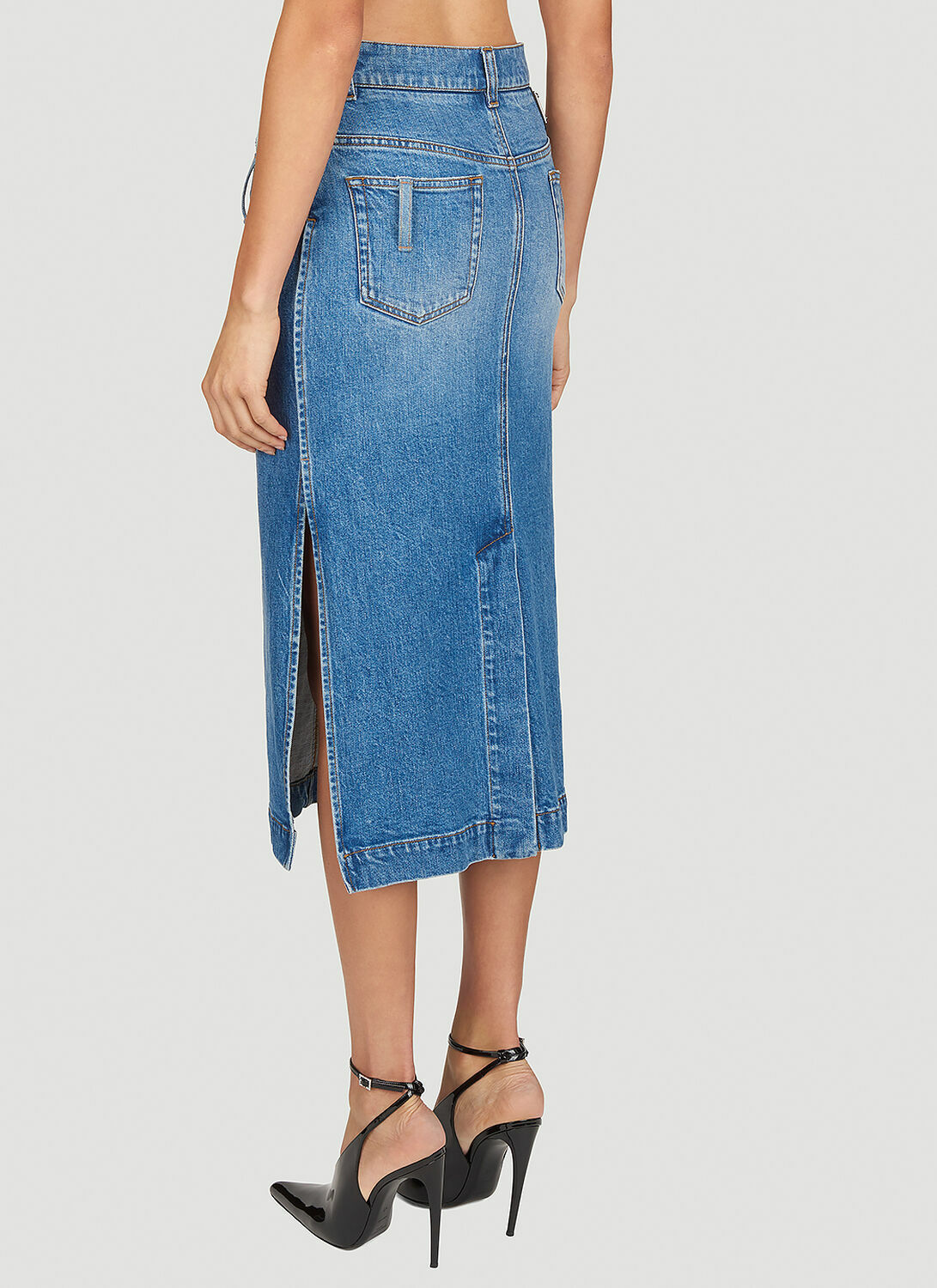 Dolce & Gabbana Denim Midi Skirt