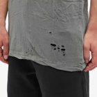 Ksubi Men's Sioux Distressed T-Shirt in Vintage Grey