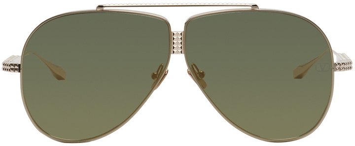 Photo: Valentino Garavani Gold XVI Sunglasses
