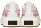 AMIRI White & Pink Stars Court Low Sneakers
