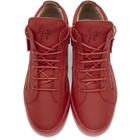 Giuseppe Zanotti Red July High-Top Sneakers