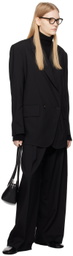 LOW CLASSIC Black Wide-Leg Trousers