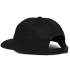 Stüssy - Logo-Embroidered Cotton-Twill Baseball Cap - Black