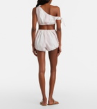 Posse Rosie striped cotton shorts