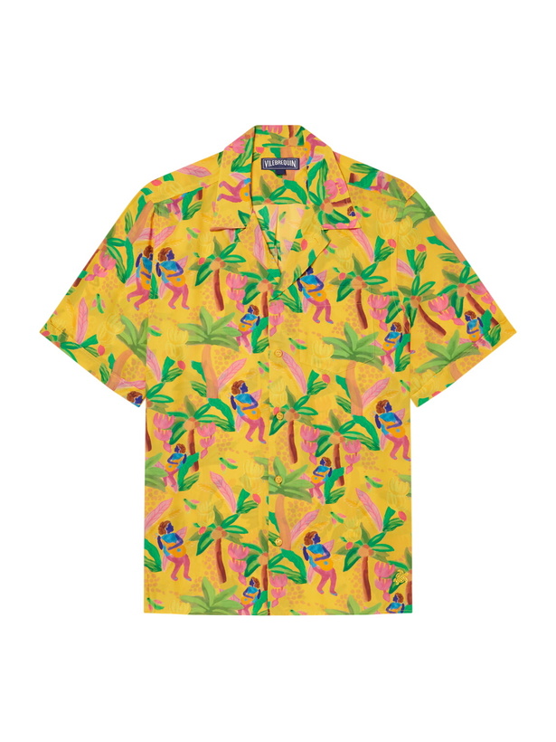 Photo: Vilebrequin - Charli Camp-Collar Printed Habotai Shirt - Multi