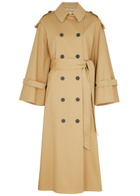BY Malene Birger Alanis Stretch-cotton Trench Coat Beige