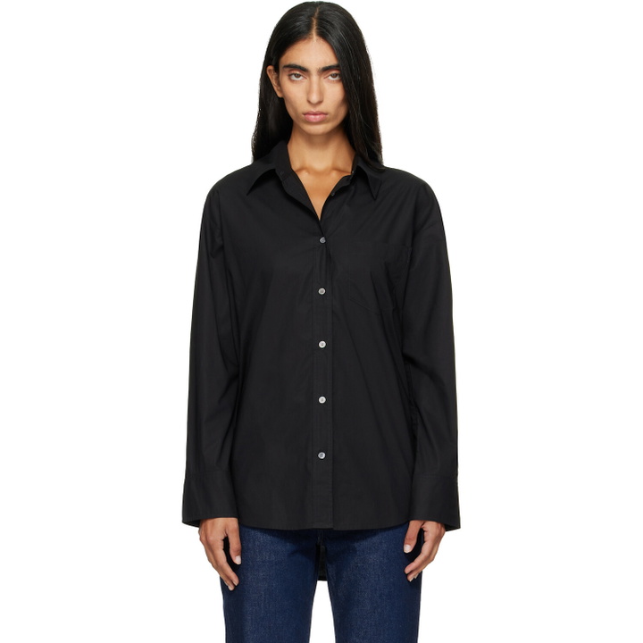 Photo: Citizens of Humanity Black Thea Boyfriend Shirt