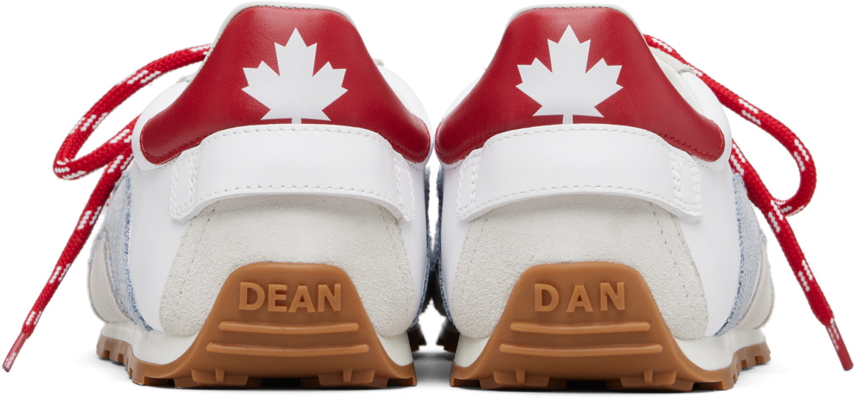 Dsquared2 Beige & White DC-642 Sneakers