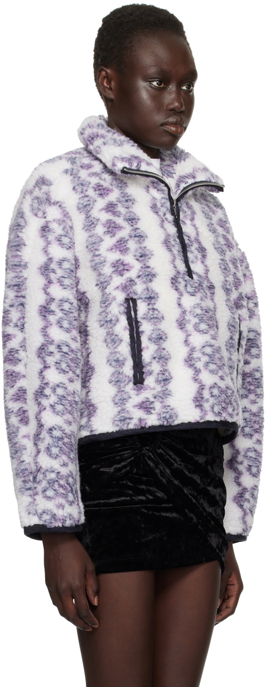 Isabel Marant Etoile Off-White & Purple Marie Jacket Isabel Marant