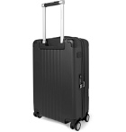Montblanc - #MY4810 Cabin Compact 55cm Leather-Trimmed Polycarbonate Suitcase - Black