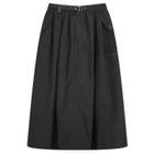 and wander Women's Oversized Cargo Skirt in Black