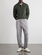 Les Tien - Tapered Cotton-Jersey Drawstring Sweatpants - Gray