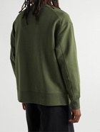 Y-3 - Logo-Appliquéd Cotton-Jersey Sweatshirt - Green