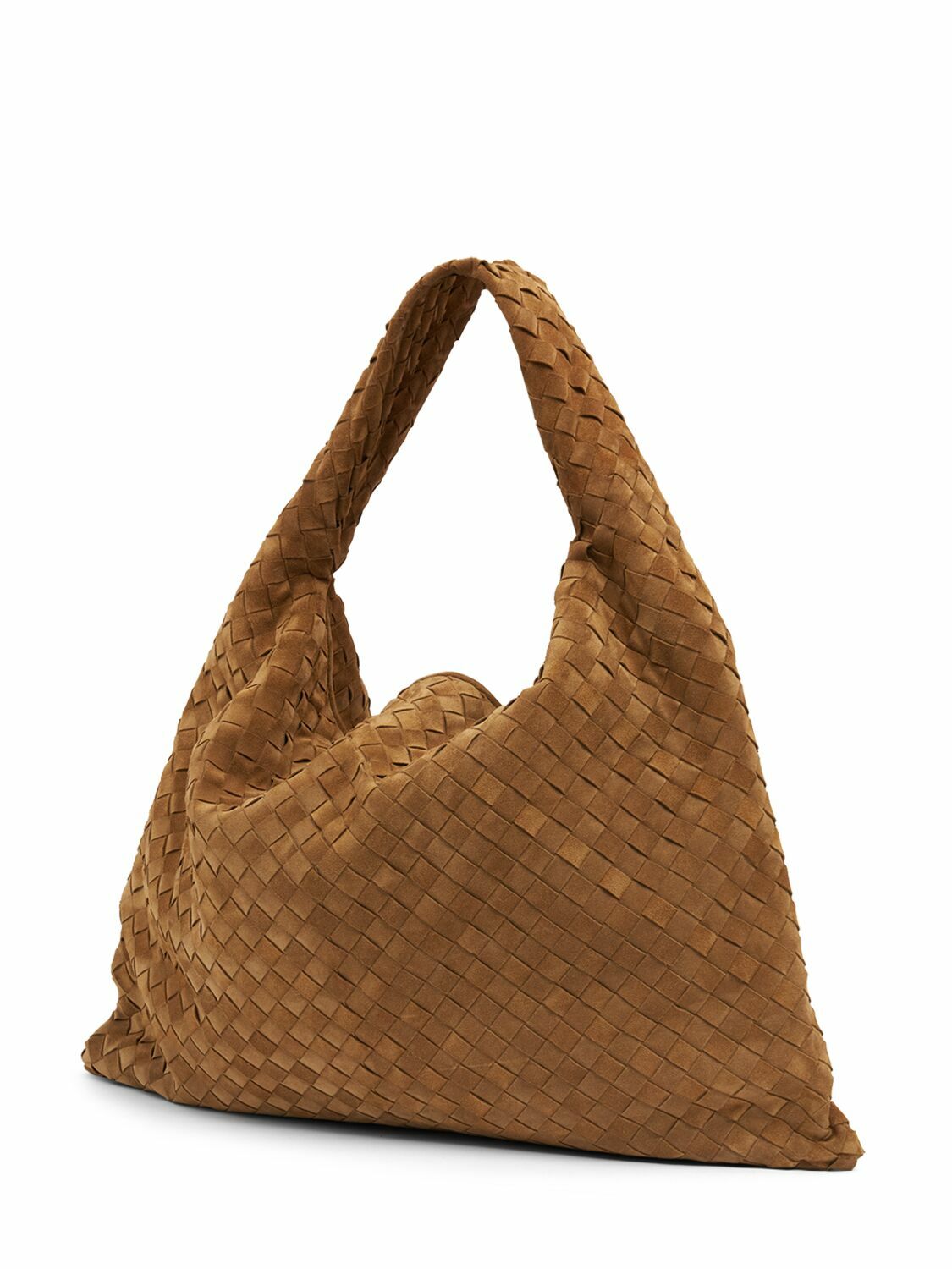 BOTTEGA VENETA - Large Hop Suede Shoulder Bag Bottega Veneta
