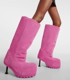 Balenciaga Alaska suede knee-high boots