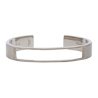 Maison Margiela Silver Cut-Out Bracelet