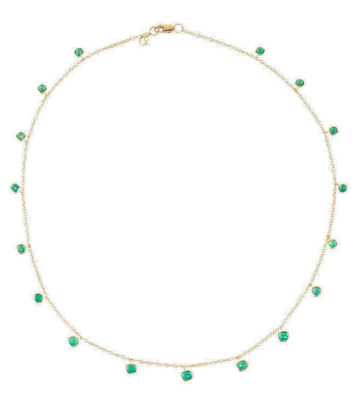 Photo: Octavia Elizabeth 18kt gold necklace with emeralds