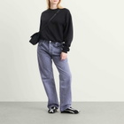 Aries Women's Acid Wash Batten Jeans in Purple