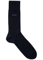Boss Patterned Cotton-blend Socks set of two Navy