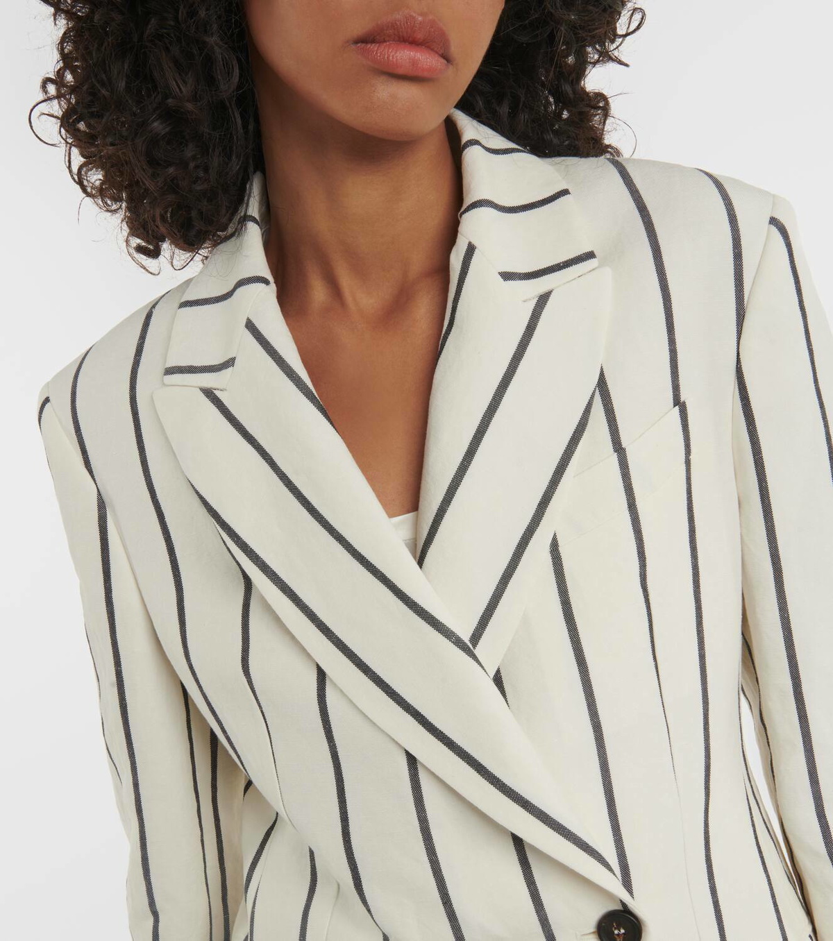 Brunello Cucinelli Brunello Cucinelli Linen Operated Blazer