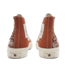 Converse Men's Chuck 70 Patchwork Sneakers in Tawny Owl/Egret/Eternal Earth