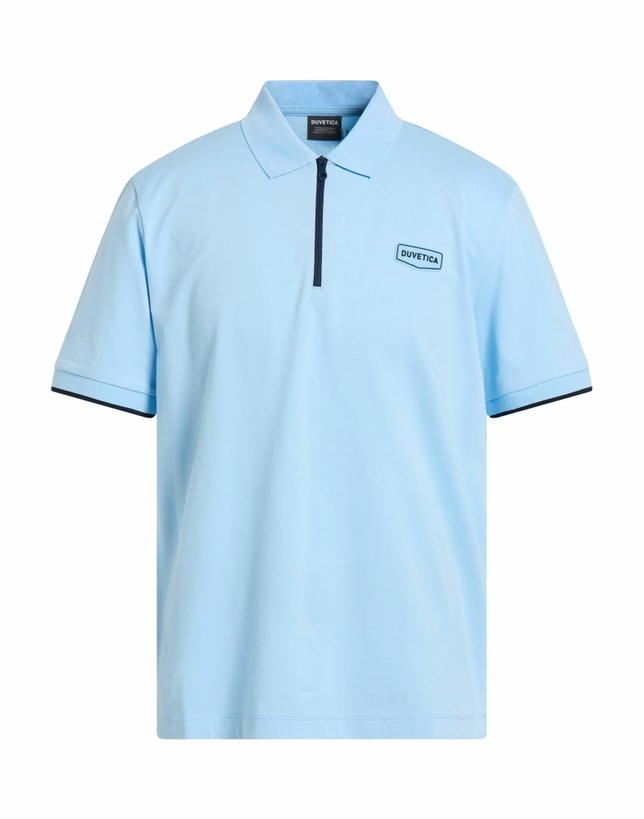 Photo: Duvetica Mens Polo shirt in Light blue