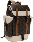 Coach 1941 Brown & Off-White Hitch Backpack