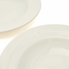 Service Projects Métier Embossed Bowl - Set of 2 in White 