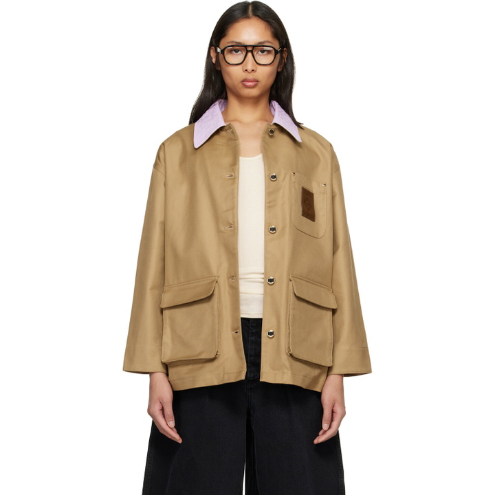 Photo: Casablanca Beige Pocket Jacket