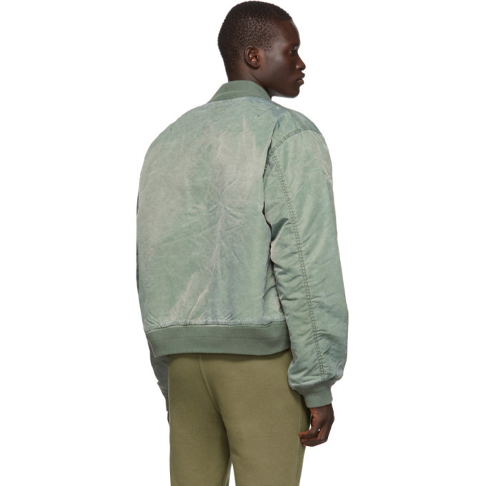 John Elliott Green Nicasio Bogota Bomber Jacket John Elliott