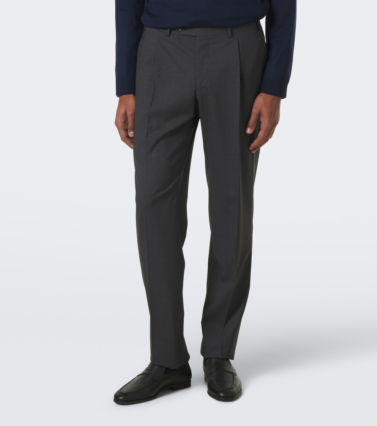 Canali Wool-blend slim pants