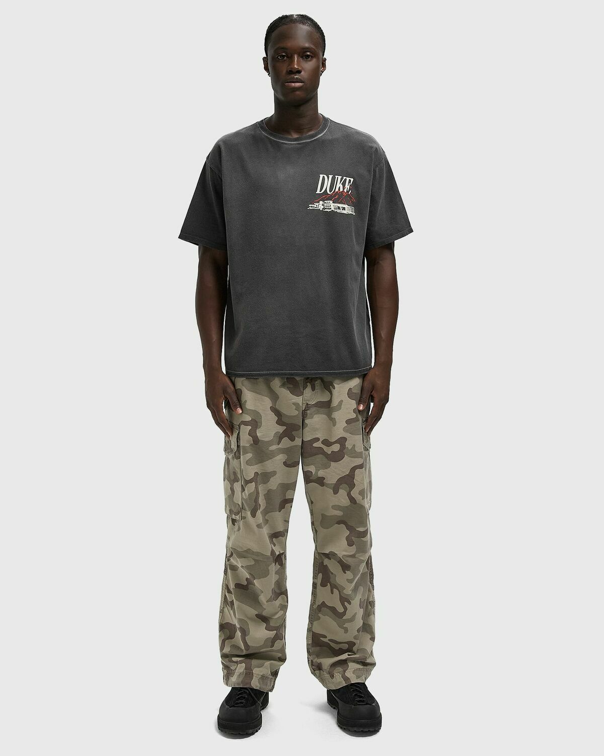 Duke & Dexter Duke Ranch Tee Black Mens Shortsleefe
