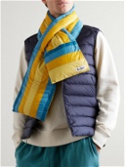 Cotopaxi - Fuego Quilted Striped Nylon-Ripstop Down Scarf