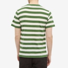 Armor-Lux Men's Wide Stripe T-Shirt in Ficus/Natural