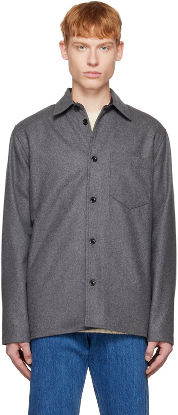 Photo: NORSE PROJECTS Gray Ulrik Shirt