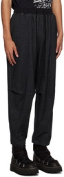 The Viridi-anne Black Drawstring Trousers