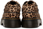 Dr. Martens Tan Buzz 5-Eye Leopard Derbys