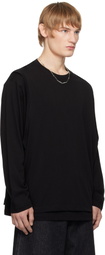 Youth Black Layered T-shirt