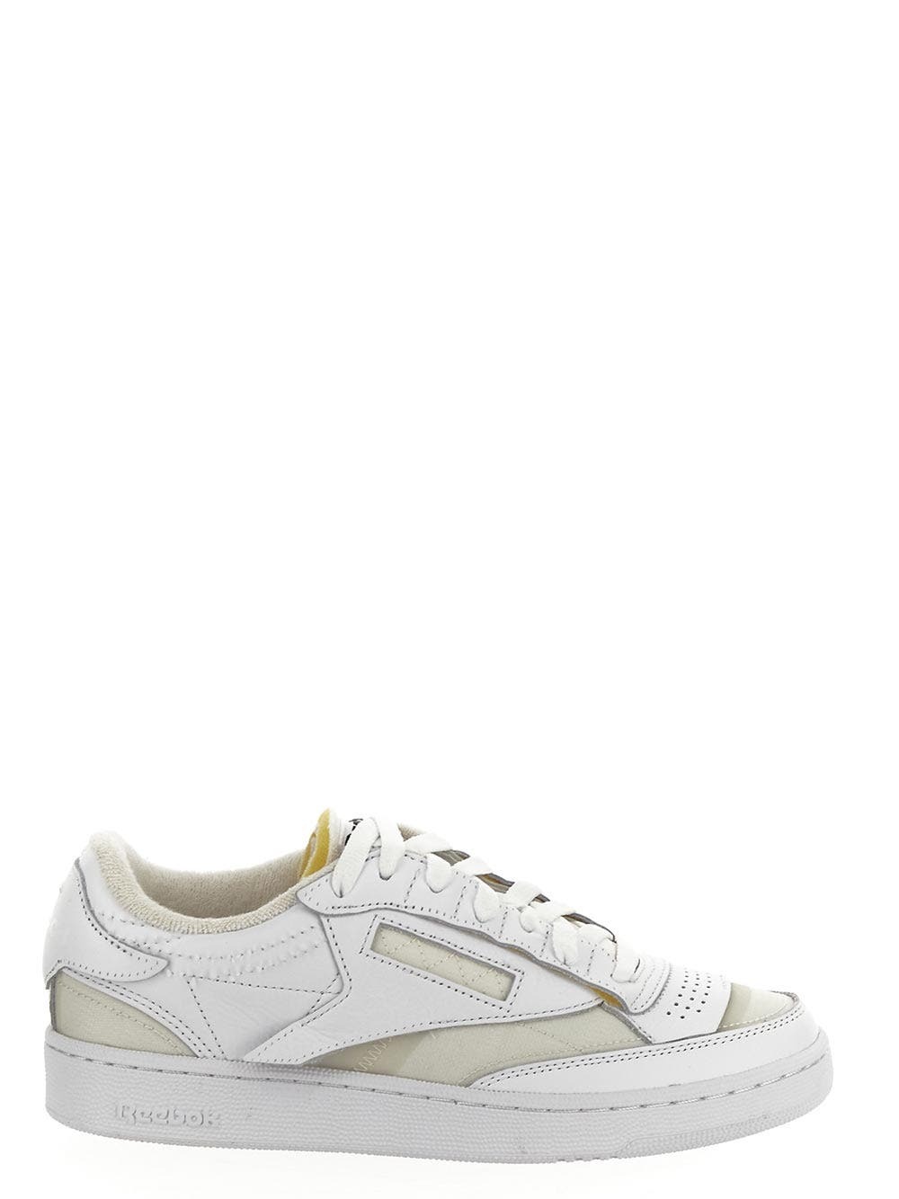 Maison Margiela Unisex White Leather Project 0 Tq Memory Of Sneakers