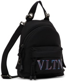Valentino Garavani Black Mini VLTN Backpack