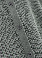 Eileen Fisher Ribbed Linen-blend Vest Light Grey