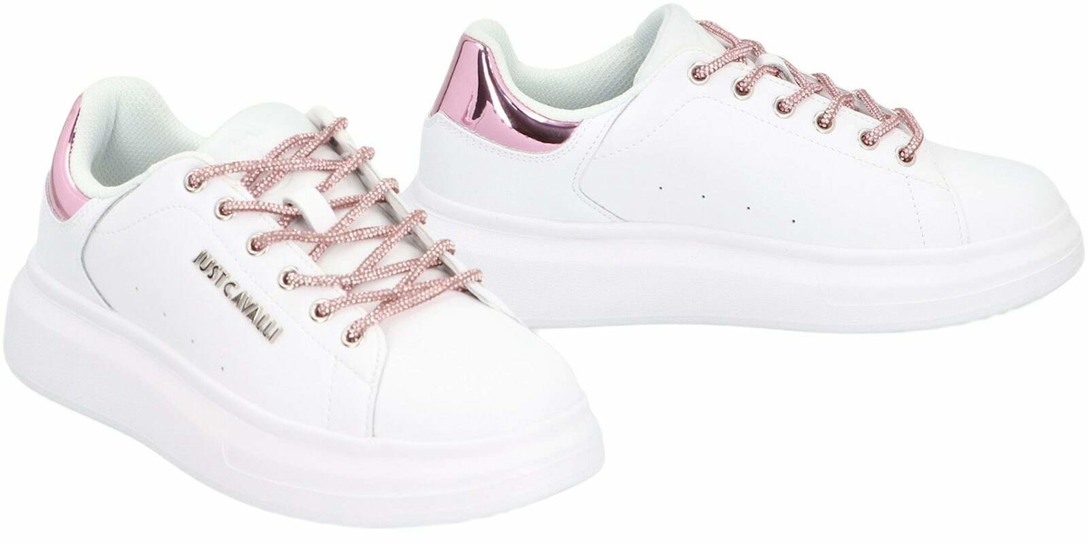 Just Cavalli Leather Low-top Sneakers
