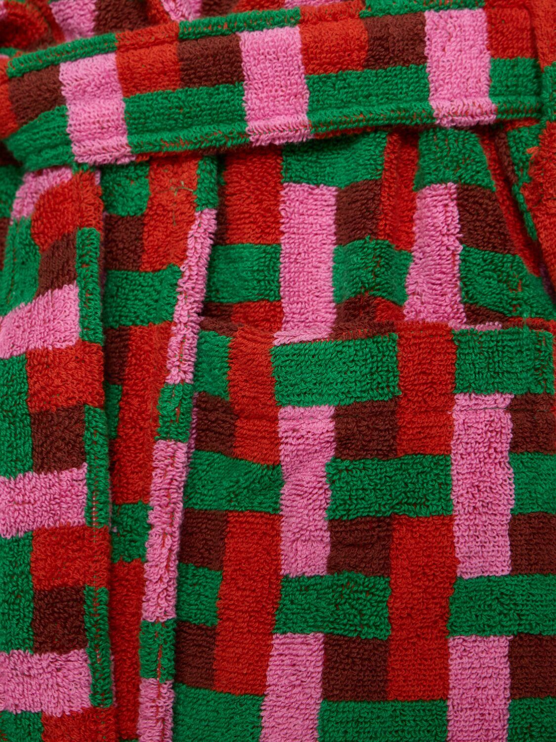DUSEN DUSEN Red Weave Bathrobe