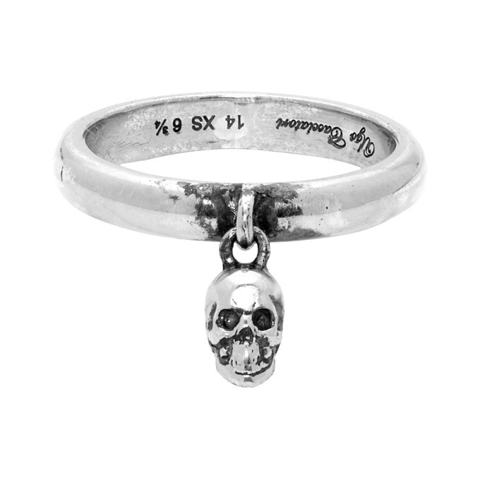 Photo: Ugo Cacciatori Silver Hanging Skull Ring